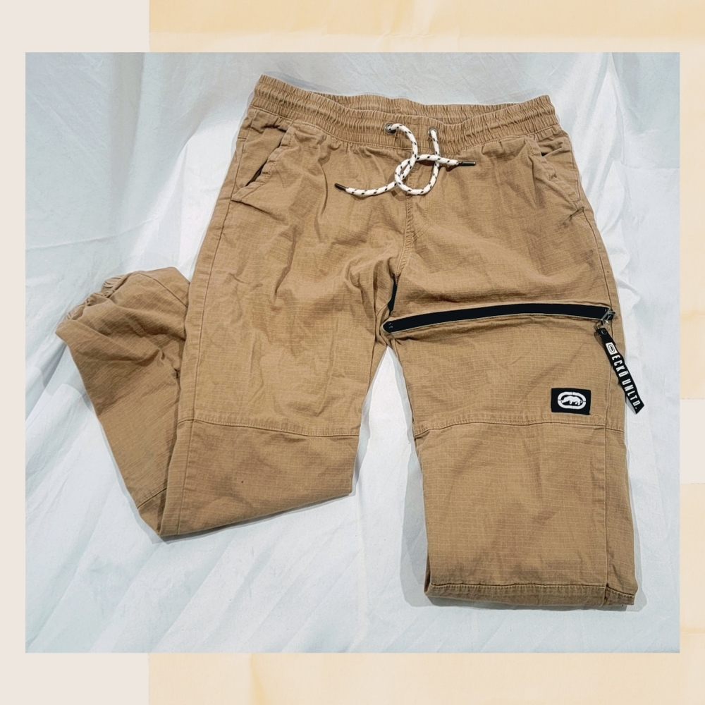 Ecko Unlimited Men's Medium Joggers, Tan